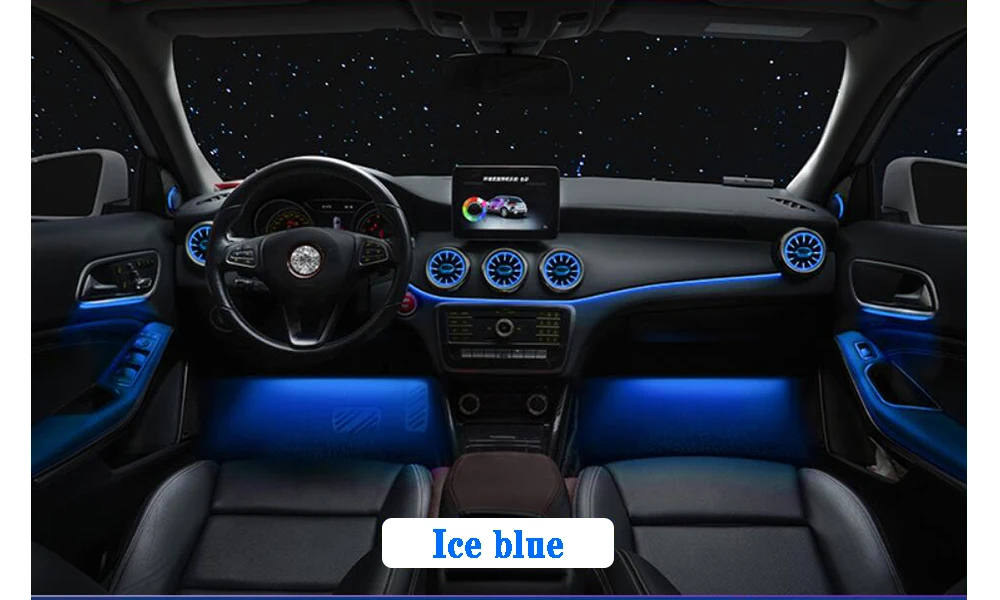 Для Mercedes-Benz GLA/CLA200/220/260 атмосферные огни модифицированные Берлинские звуковые вращающиеся высокие частоты