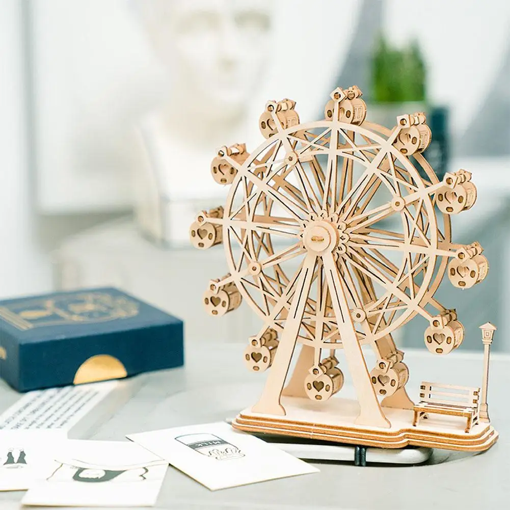 Креативная камера для самолета merry-go-круглая 3D Головоломка DIY игрушка подарок для взрослых и детей головоломки украшения творческие украшения-игрушка Новинка