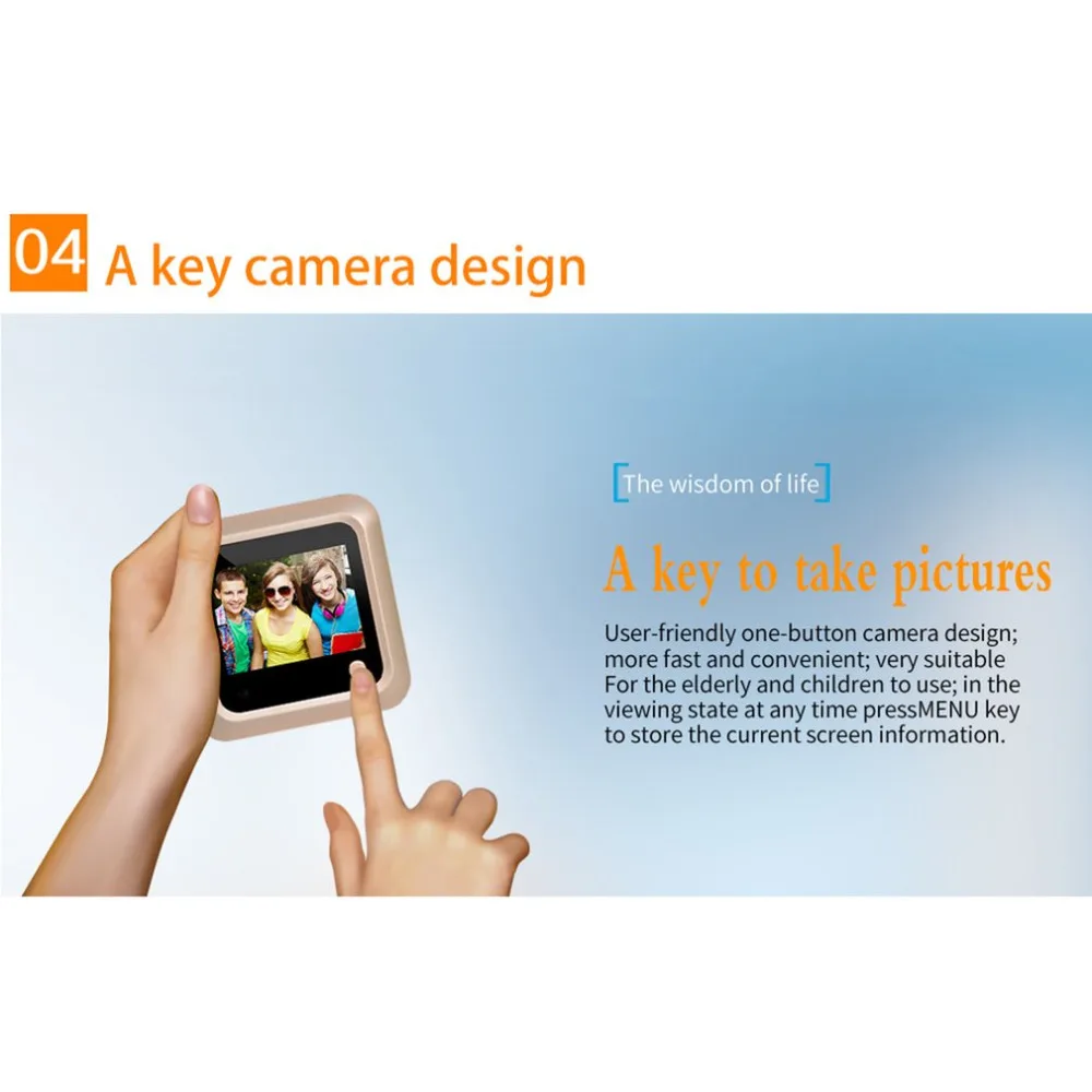 X5 2.4 Inch TFT Color Screen Display Home Smart Doorbell Security Door Peephole Electronic Cat Eye