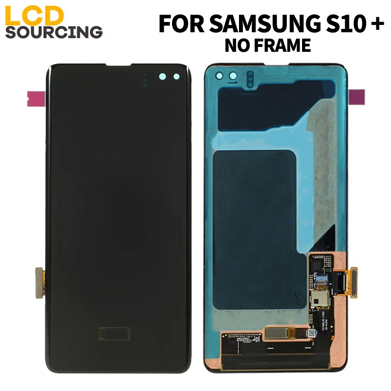 Для samsung Galaxy S10 G9730 ЖК-дисплей сенсорный экран в сборе дигитайзер для samsung s10 Plus S10+ G9750 Замена