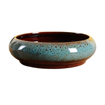 

1pc Hydroponic Plants Pot Ceramic Flower Pot Creative Succulent Daffodil Gardening Pot Plant Pot (Random Color)