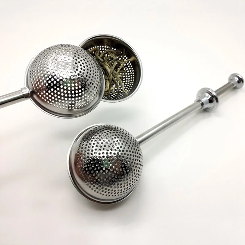Stainless Steel Teapot Tea Strainer Ball Shape Mesh Tea Infuser Filter Reusable Tea Bag Spice Tea Tool Accessories Drop Shipping