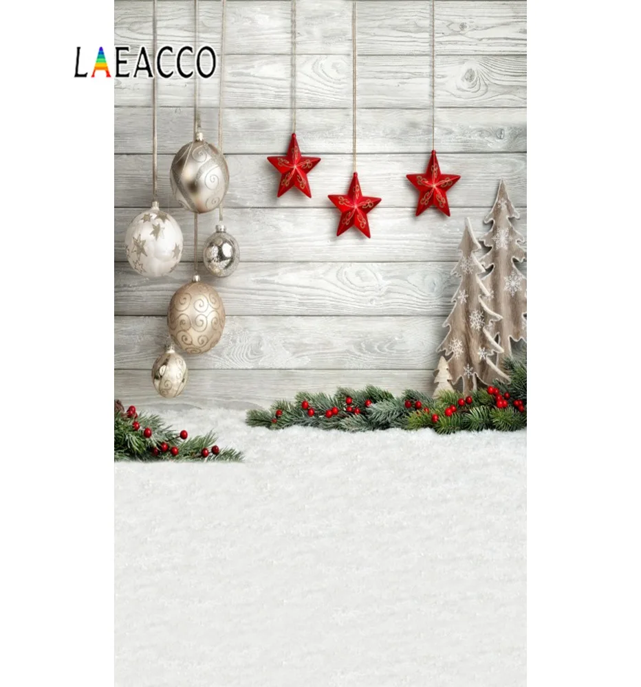 Laeacco Рождество фестивали детская игрушка, подарок старый деревянный пол ребенка вечерние портрет фотография для фона