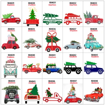 

Merry Christmas Printed Planar Resin for DIY Christmas Party Craft Supplies Flatback Planar Resin R04029 R0403 R0404