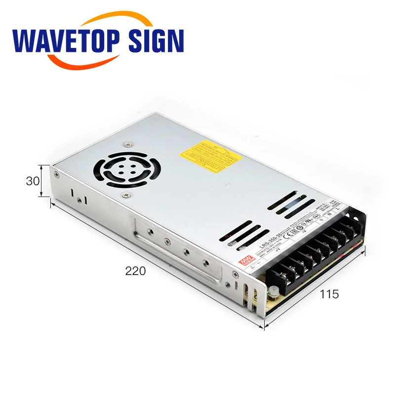 WaveTopSign Meanwell LRS-350 импульсный источник питания DC 5 в 12 В 24 в 36 в 48 в использовать для ЧПУ гравировальный станок