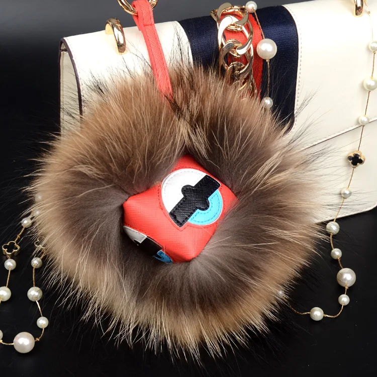 

Fur Clothing Little Monster Handbag Pendant Keychain Lafayette Little Monster Handbag Pendant Leather Hanger Plush Pendant