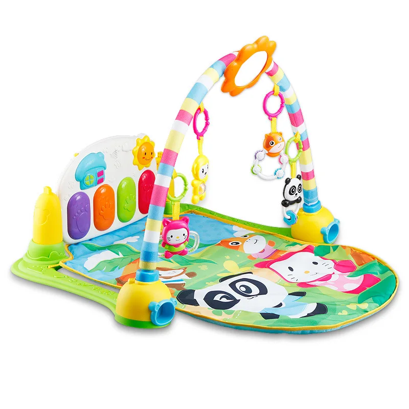 

Infant Pedal gang qin jia Baby Multi-functional Music Fitness Rack Soft Natural Game Crawl Pad Wholesale
