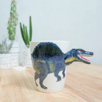 300 мл шнауцер собака кофейная чашка tazas de ceramica creativas забавные животные кружки с динозаврами 3D мультфильм Подарочная чашка Милая кружка собака - Цвет: 08