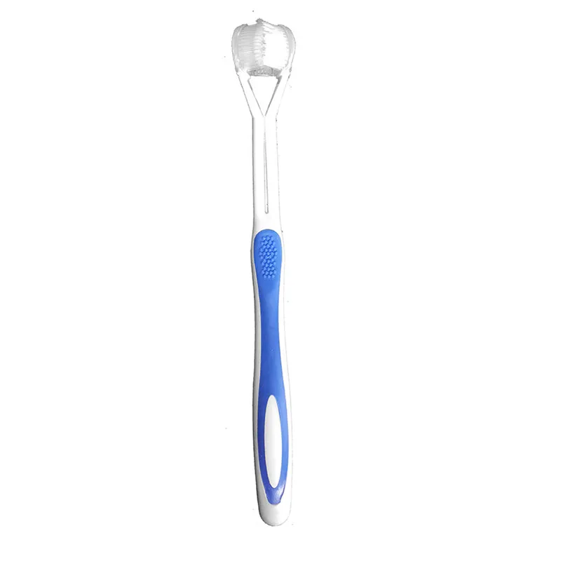 Новые Зубная щётка 360 объемный Зубная щётка особых потребностей 3-сторонняя Зубная щётка полное покрытие для взрослых