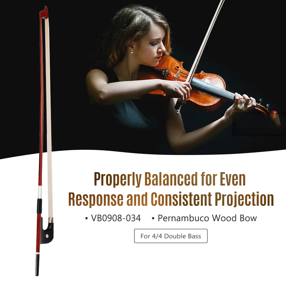 Классический бант для скрипки NAOMI Pernambuco 4/4 Легковесный подходящий баланс