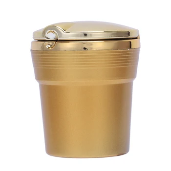 

Car Ashtray With Led Light Cigarette Smoke Travel Remover Ash Cylinder Car Smokeless Smoke Cup Holder Auto Accessories