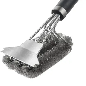 

Grill Brush and Scraper, Best BBQ Cleaner, Perfect Tools for All Grill Types, Including Weber, Ideal Barbecue Accessories