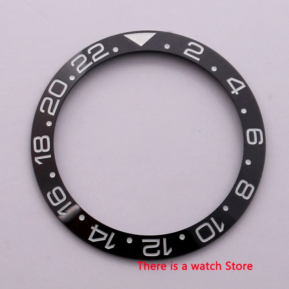 38mm ceramic bezel Insert Super Luminous Fit for 40mm Automatic GMT Men's Watch