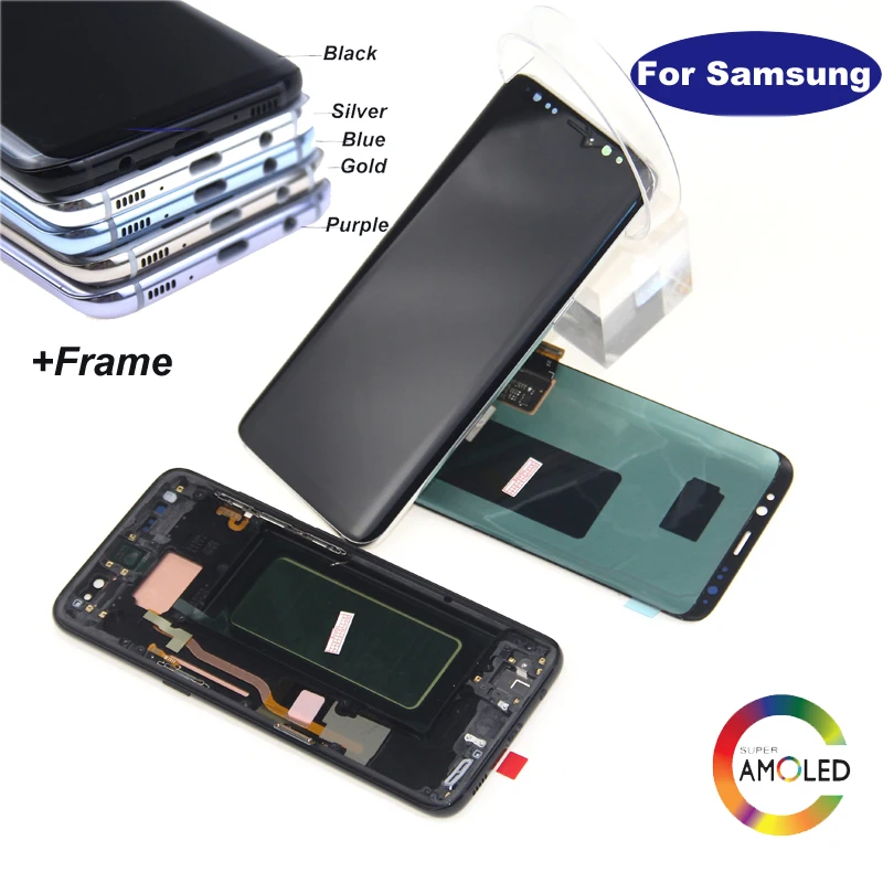 S8 ЖК экран для Samsung G950 G950F дисплей кодирующий преобразователь сенсорного экрана в