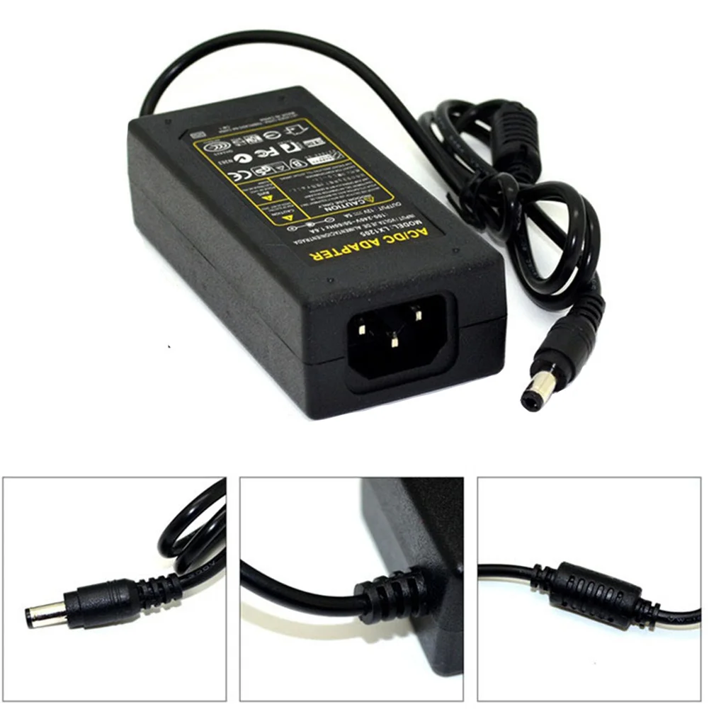 12v 5a 60w зарядное устройство с индикатором питания драйвера Профессиональный портативный светодиодный светильник адаптер аксессуары Запчасти для замены