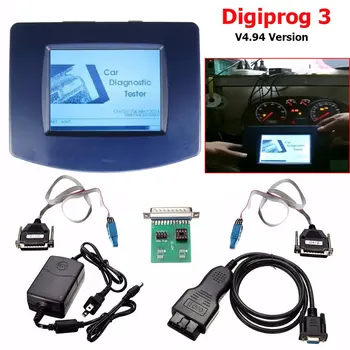 

6PCS Car Fault Diagnosis Tester Main Unit of Digiprog III Digiprog 3 V4.94 with OBD2 ST01 ST04 Cable Car Accessories
