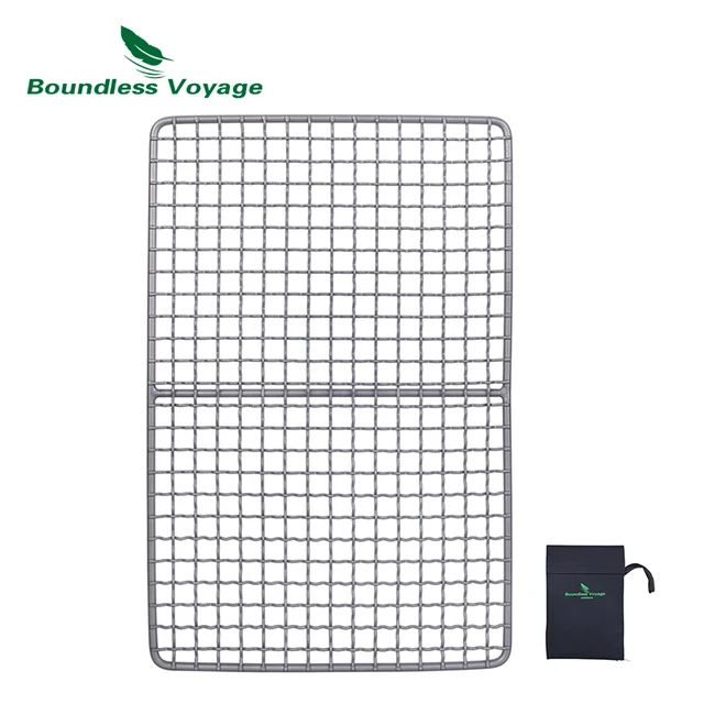 Határtalan Út Titanium Bbq Food Grill Függő Láncszén Szén Kemence Grillezés Kemping Piknik Kerti Asztali Edények - Image 2