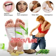 20 шт детоксикационные Пластыри для ног, подушечки для ухода за ногами, Антицеллюлитный антицеллюлитный пластырь для ног, травяной адгезив для похудения