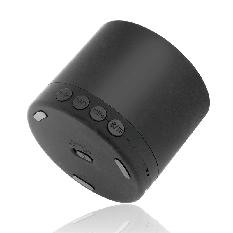 Мини Bluetooth 4,1 беспроводной динамик пыли Открытый портативный динамик черный металл
