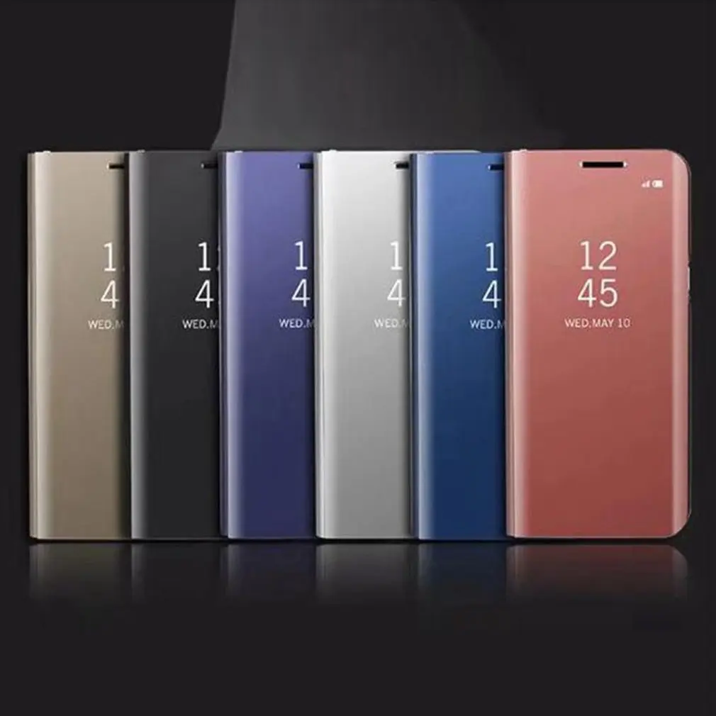 Подходит для samsung J8/J7/J6/J6 Plus/J4/J4 Plus/J2Pro мобильный чехол Смарт зеркальный защитный кожаный чехол