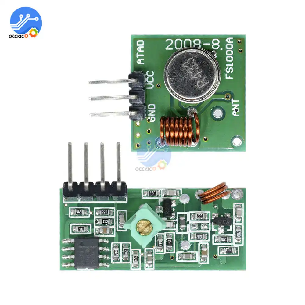 1 партия = пара (2 шт.) 433 МГц стандартный модуль для Arduino/ARM/MCU WL diy беспроводной|kit for