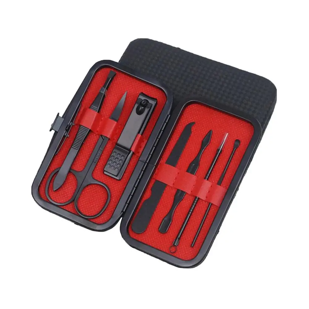 

7pcs/Set Stainless Steel Nail Clipper Pedicure Set with Scissor Tweezer Professional Manicure Tools Nail Supplies