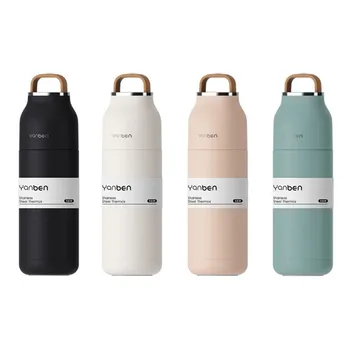

Travel Water Bottle 304 Stainless Steel Thermos Bottle Thermal Cup Vacuum Flask 350ml Coffee Insulated Cup Thermo Mug 6-12 Hours