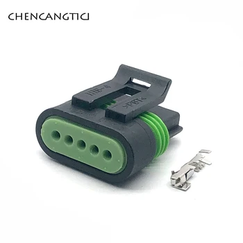

2 sets 5 Pin way Delphi GM LS2 Ignition Coils Plug Automotive Electrical Female Connector 12162825 H2377-5P