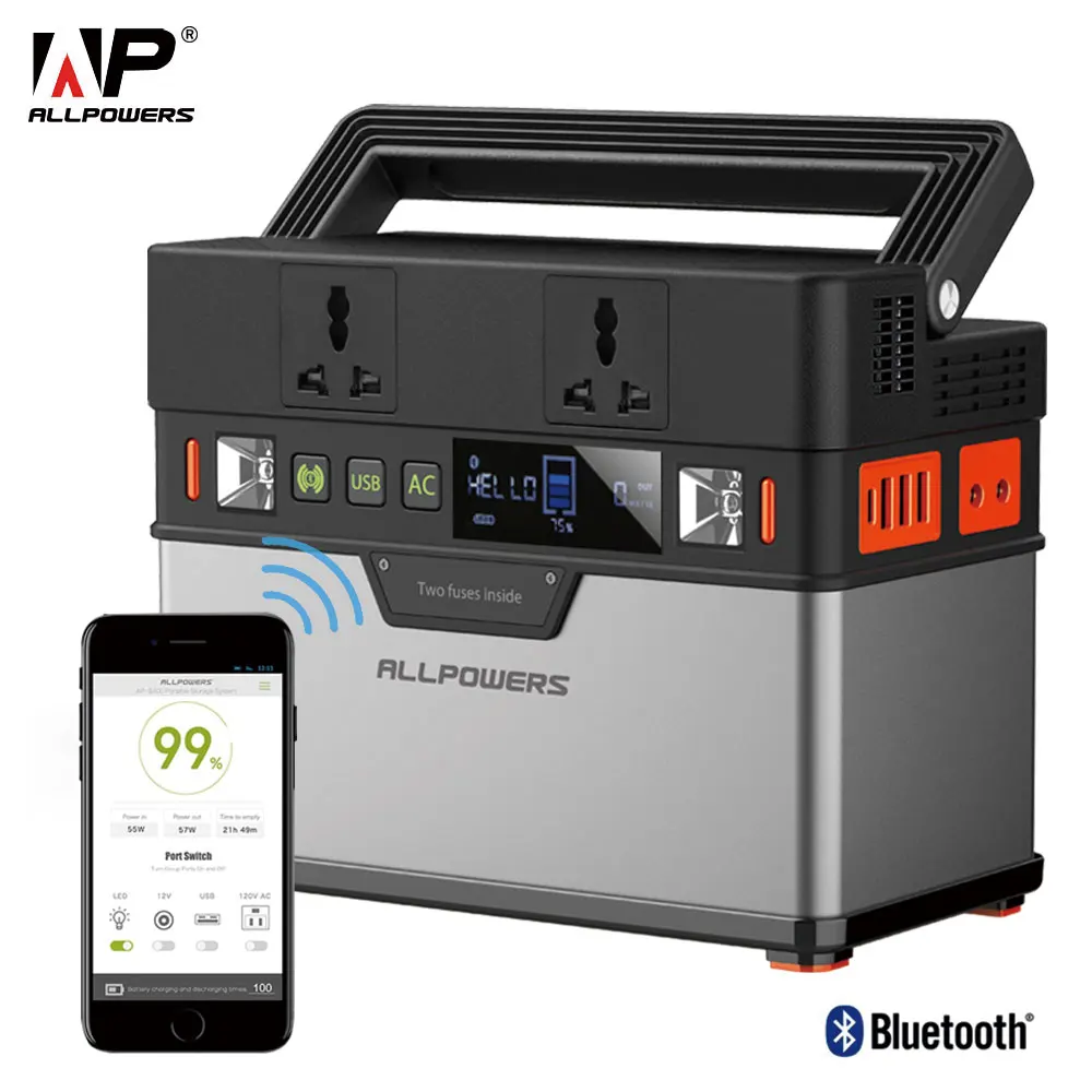 ALLPOWERS 110V 220V zasilanie prądem zmiennym stacja czysta fala sinusoidalna Generator przenośny zasilanie lodówka samochodowa TV Drone laptopy 1 ALLPOWERS 110V 220V zasilanie prądem zmiennym stacja czysta fala sinusoidalna Generator przenośny zasilanie lodówka samochodowa TV Drone laptopy 1