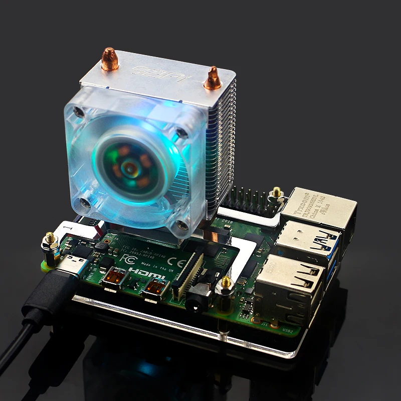 rgb ventilador refrigeração tubo cobre refrigerador opcional