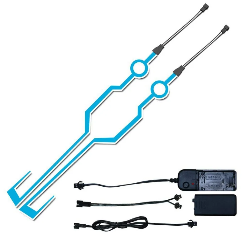 4 Мотоциклетный шлем холодный свет комплект шлемы Режим ночной езды световые сигналы полосы бар DIY - Цвет: 4