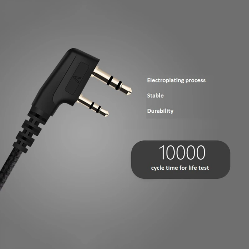 PPT In Ear Динамик для BAOFENG UV 5R иди и болтай Walkie Talkie наушники двухстороннее радио Uv 82 6R