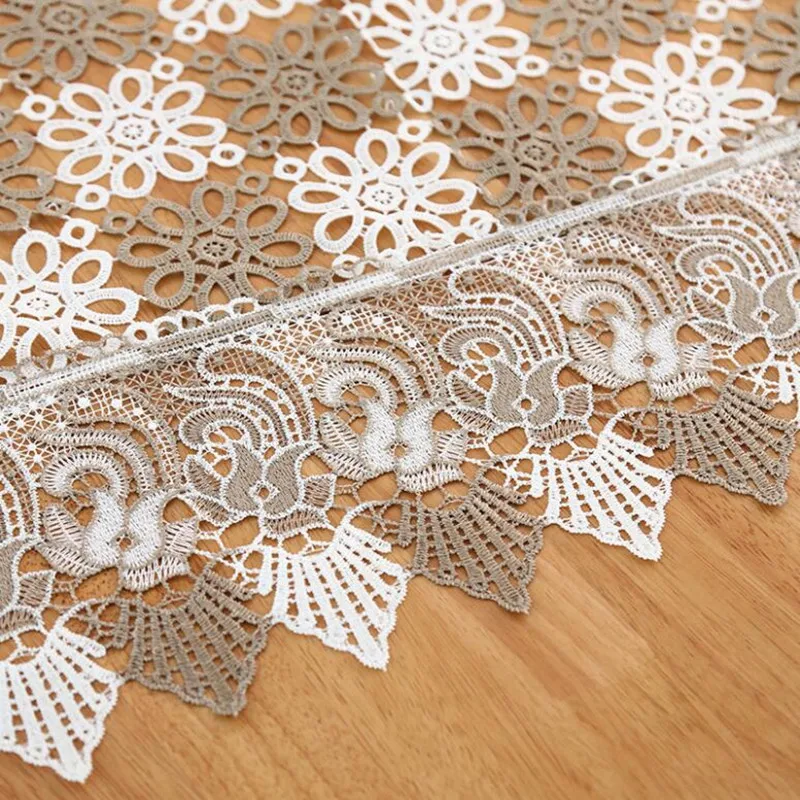 Громкая розовая кружевная покрытие стола модное свадебное украшение скатерть