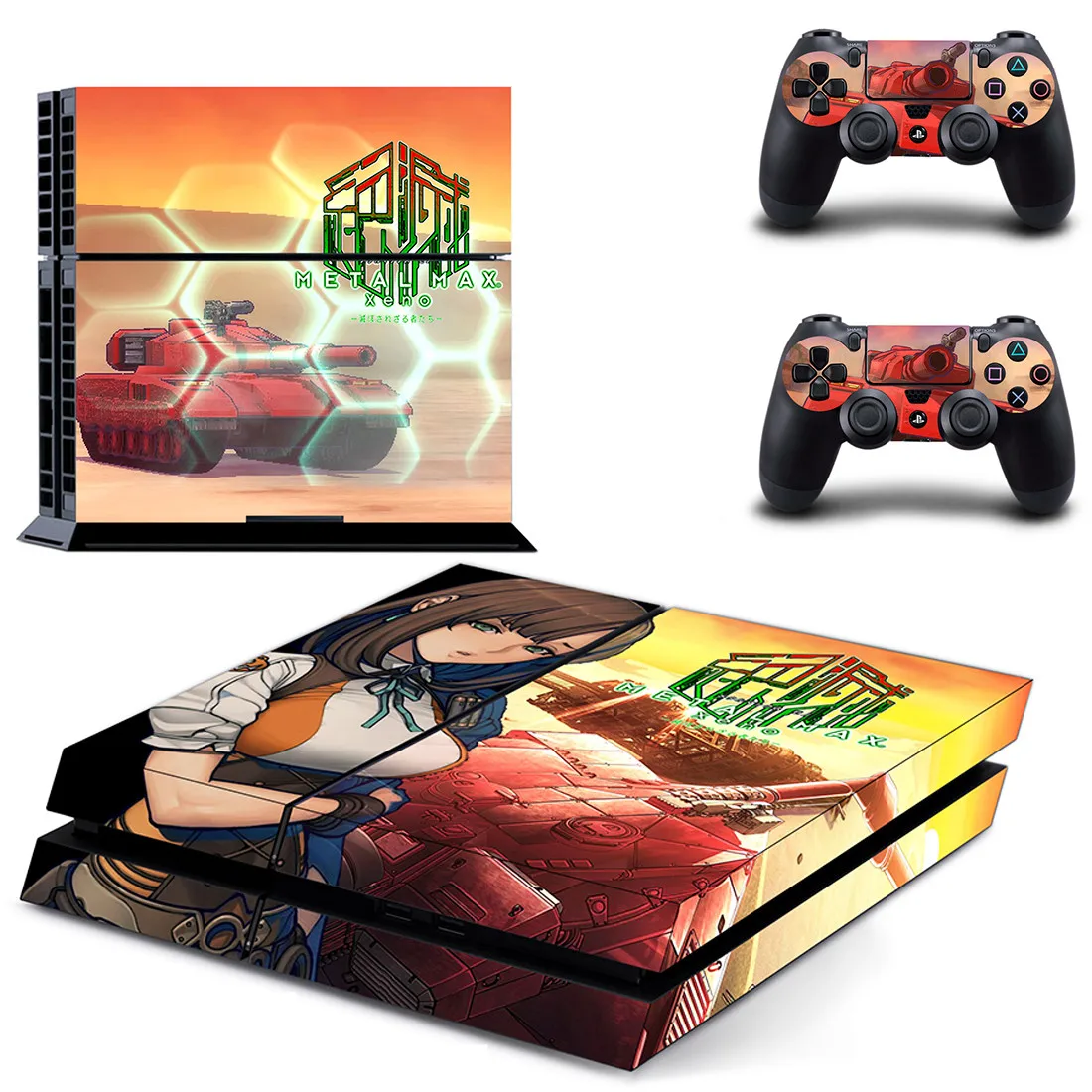 Металлическая Макс XENO PS4 Наклейка виниловая кожа PS 4 наклейка s Play станция 4 наклейки крышка Pegatinas Adesivos для playstation 4 консоли и 2 контроллера