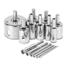 Foret à revêtement diamant 3 45mm, pour carrelage, marbre, verre, céramique, cloche, accessoires d'outils électriques