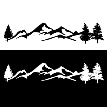

1m Car Sticker Mountain Custom Vinyl Decal Camper Truck Window RV Bumper Decor