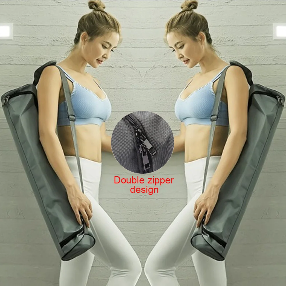 Водонепроницаемый коврик для йоги рюкзак для переноски легкие спортивные принадлежности Пилатес коврик сумка для зала фитнеса Оксфорд матерчатый Коврик для йоги сумка