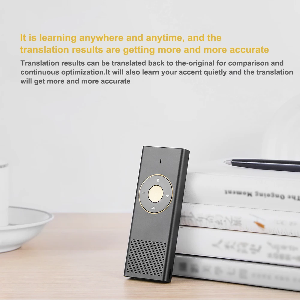 Xiaomi Moyu AI Translator Pro переводчик 15 языков 7 дней в режиме ожидания 8H непрерывный перевод для путешествий