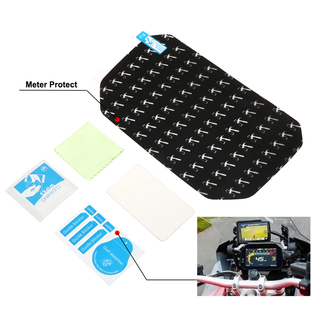 

Motorcycle Speedometer Film Sticker Screen Protector Cluster Scratch Clean Protection For BMW R1200GS ADV Adventure 2018