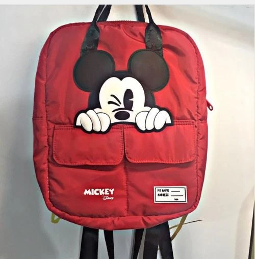 mochila de dibujos animados para mujer, bolso de nailon para padres e hijos, a la moda, de viaje multifunción para escuela|Mochilas de felpa| - AliExpress