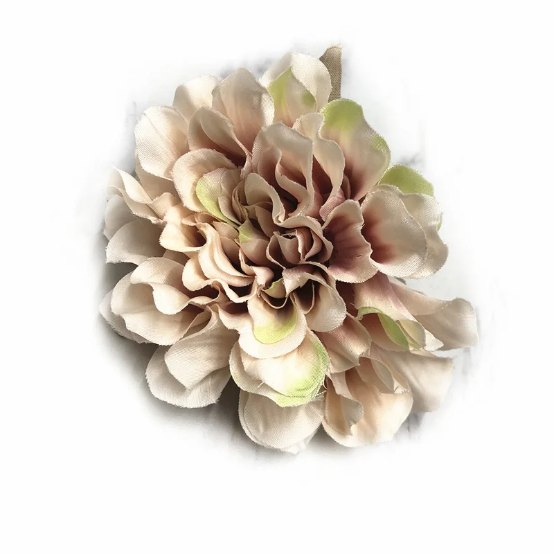 champagne YOOROMER 5pcs silk retro peony flowers home decoration wedding flower wall bridal tiara gift diy artificial flowers - Цвет: champagne