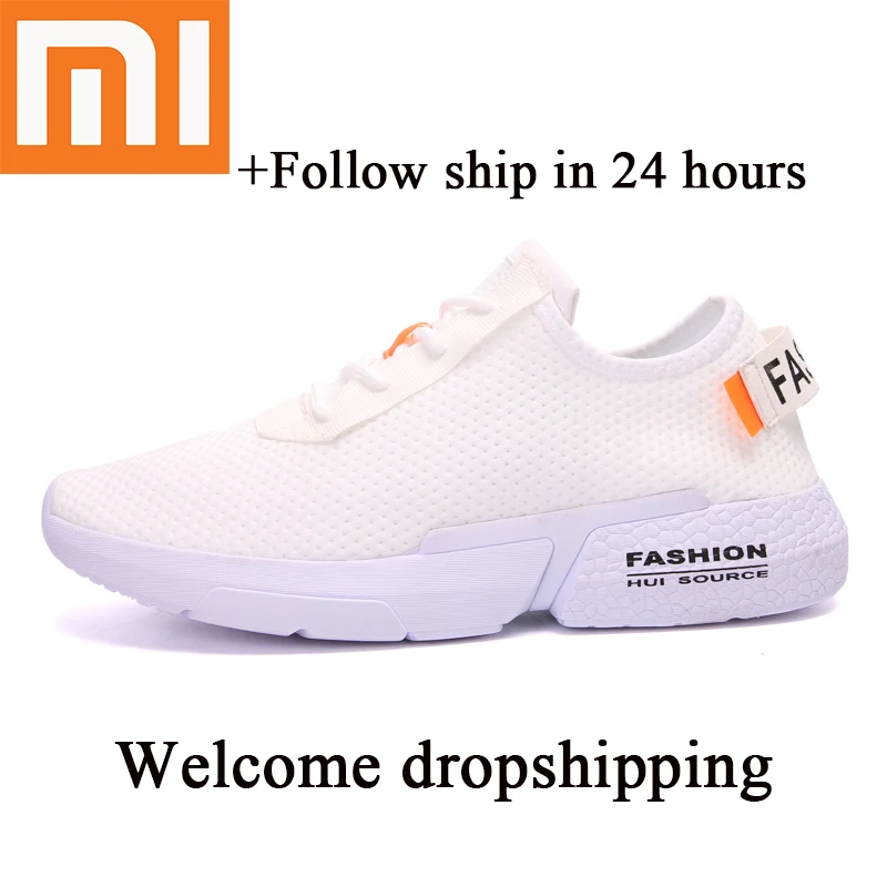 white -11 Xiaomi/мужская повседневная обувь; Мужская Спортивная обувь; дышащая обувь; Sapato Masculino; Легкие мужские кроссовки; удобная мужская обувь для бега - Цвет: white -11