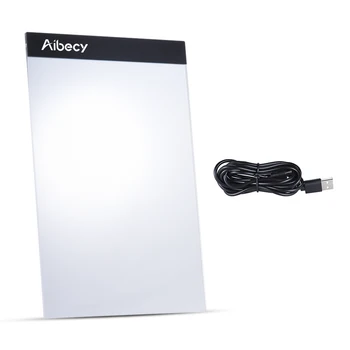 

Portable A4 LED Light Box Drawing Tracing Tracer Copy Board Table Pad Panel Cketchinopyboard with USB Cable