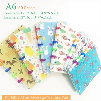 

Innovative A6 Reusable Study Planner Notebook Loose-leaf Binder Notebook Bullet Journal Daily planner LF19-291