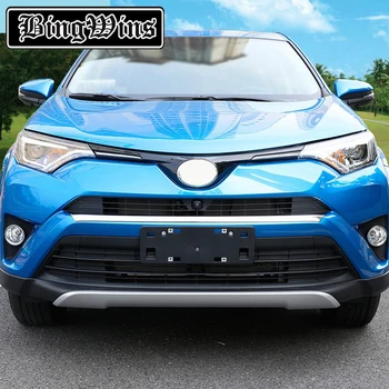

BeingWins Car styling For Toyota Rav4 2016-2019 Car Front Bumper Trims Protector Decorative Interior Accessories