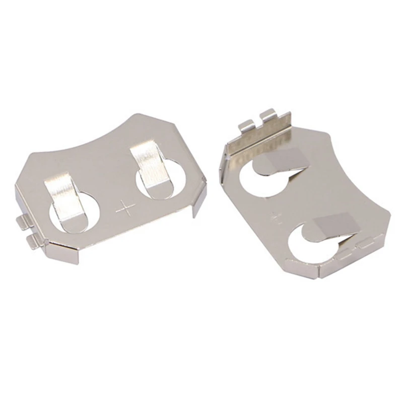 

SMT CR2032 держатель батареи никелированный фосфорный Бронзовый SMD CR2025 CR2032 зажим для аккумулятора
