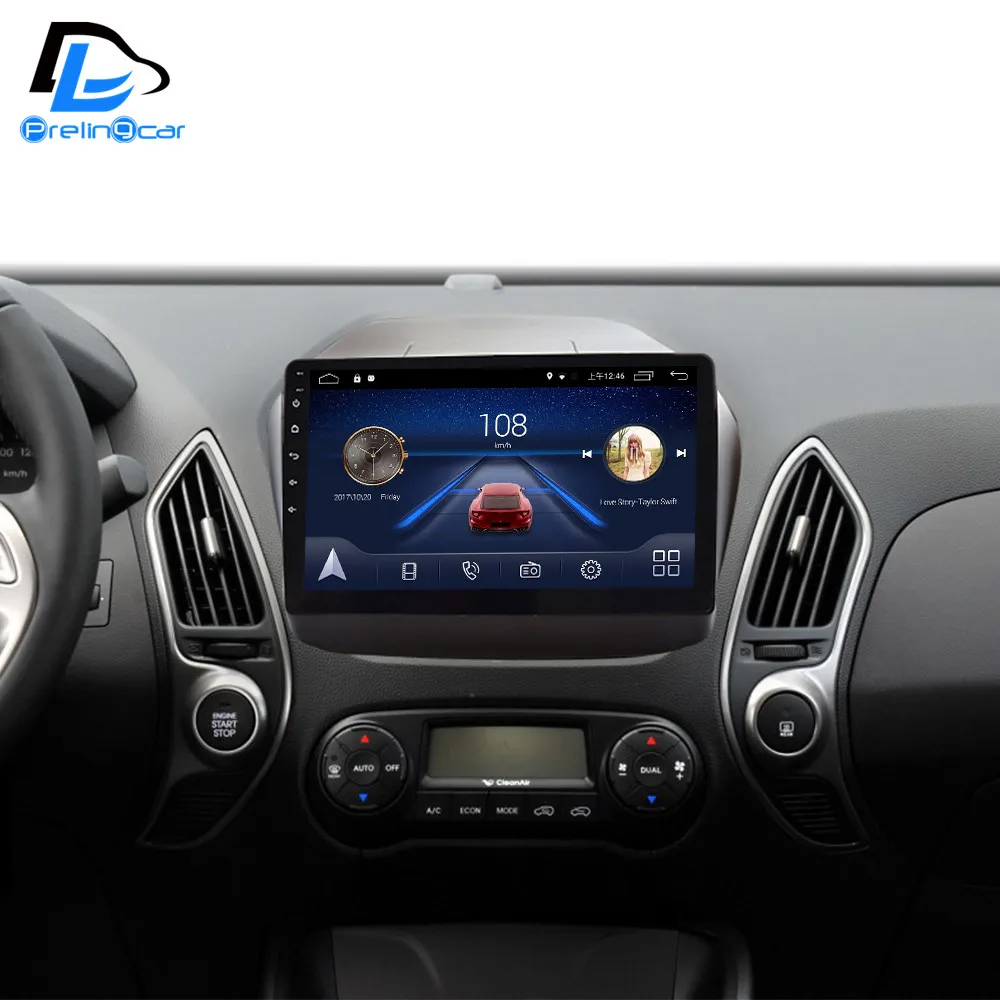 Clearance 4G Lte Android 9.0 Car multimedia navigation system GPS DVD player For Hyundai IX35 2011- 2018 year IPS screen Radio stereo 1