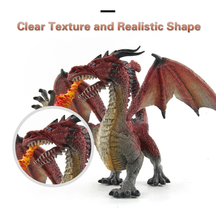 Большой Размер 20 см Западная магия дракон динозавры модель игрушка Парк Юрского