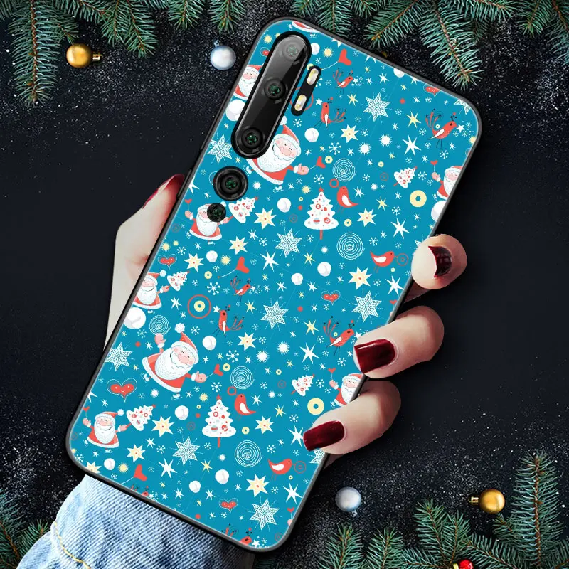 16 Для Xiaomi mi Note 10 чехол для телефона с рождественским рисунком mi Note10 для Xiaomi mi 9 Lite чехол mi 9 Lite CC9 Pro Cc9E mi 9T mi 8 Red mi Note 8 - Цвет: 16