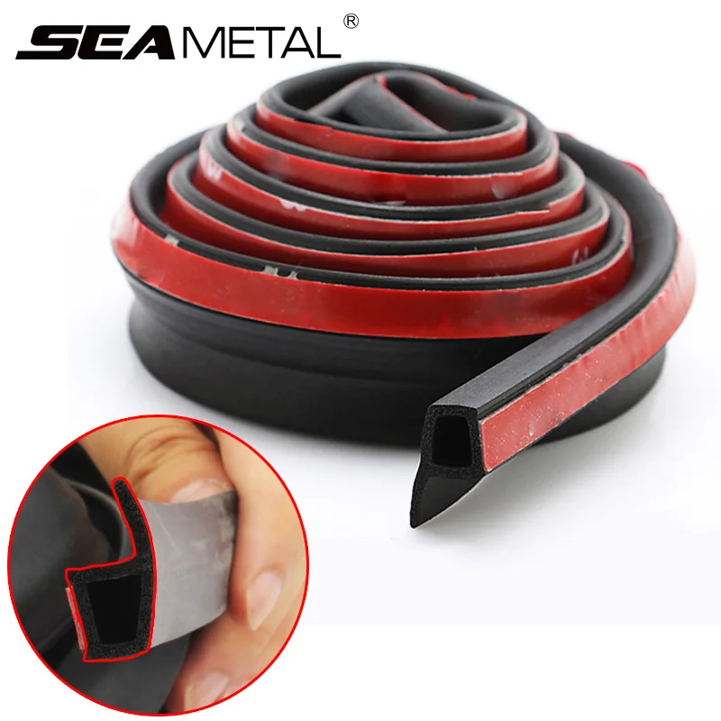 

P Type Car Door Edge Protection Sound Insulation Car Seal Strip Door Protector Special for Car Door Gap Sealing Weatherstripping